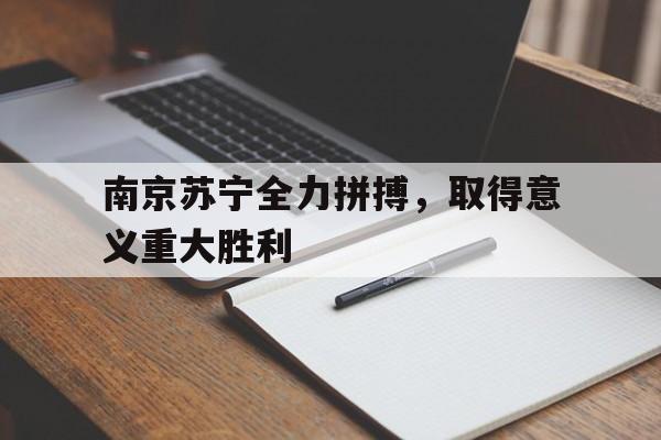 南京苏宁全力拼搏,取得意义重大胜利的简单介绍